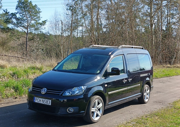 Volkswagen Caddy cena 44900 przebieg: 179000, rok produkcji 2014 z Chodzież małe 352